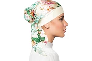 FADACHY Cancer Headwear for Women, Chemo Turbans Head Scarf for Hair Loss Chemotherapy Patients Soft Lightweight Headwraps