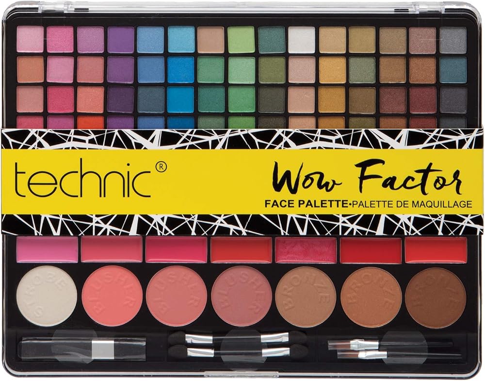 Technic Wow Factor Palette Gift Set Luminous Makeup Looks