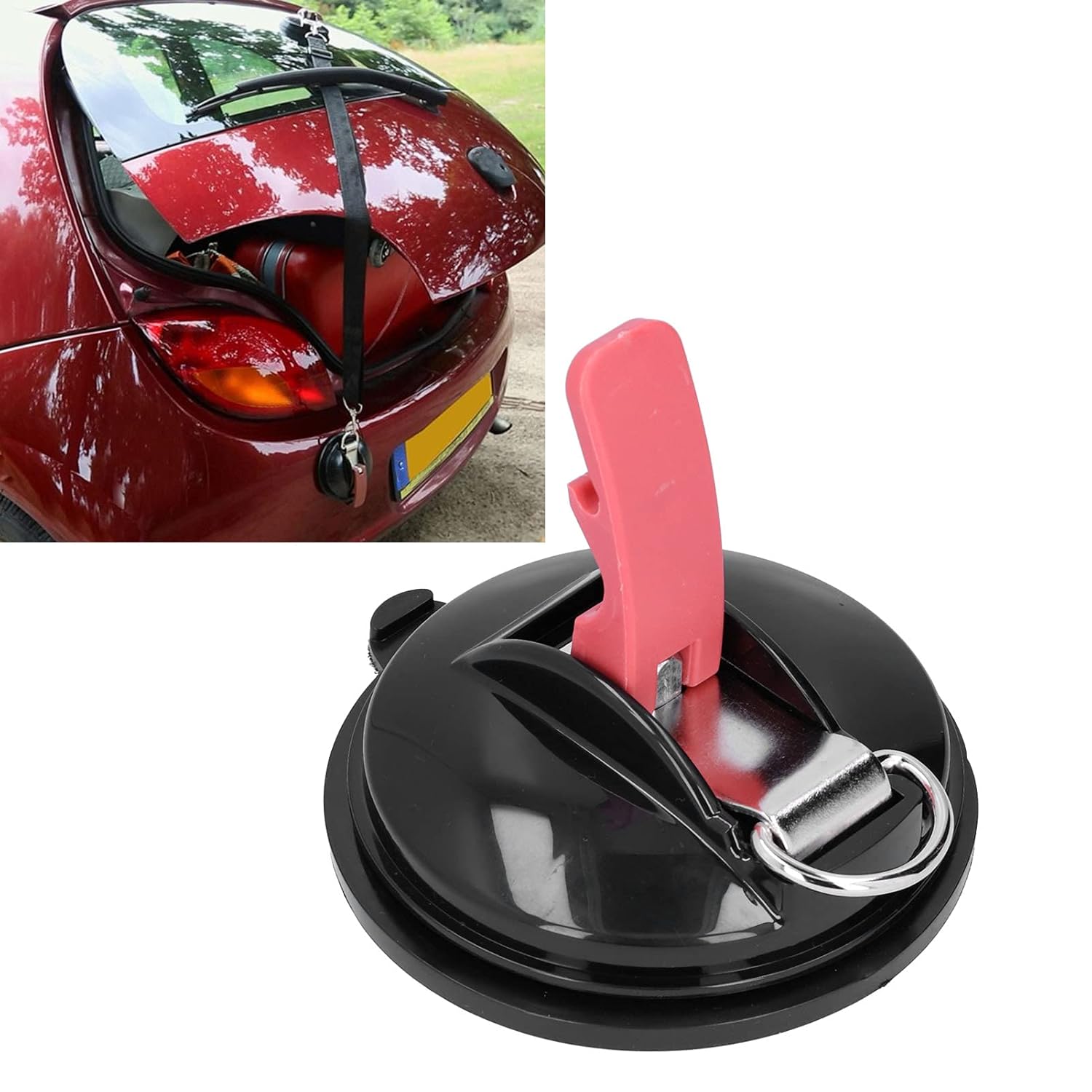 Suction Anchor, Durable Black Car Suction Cup for Camping for Awnings