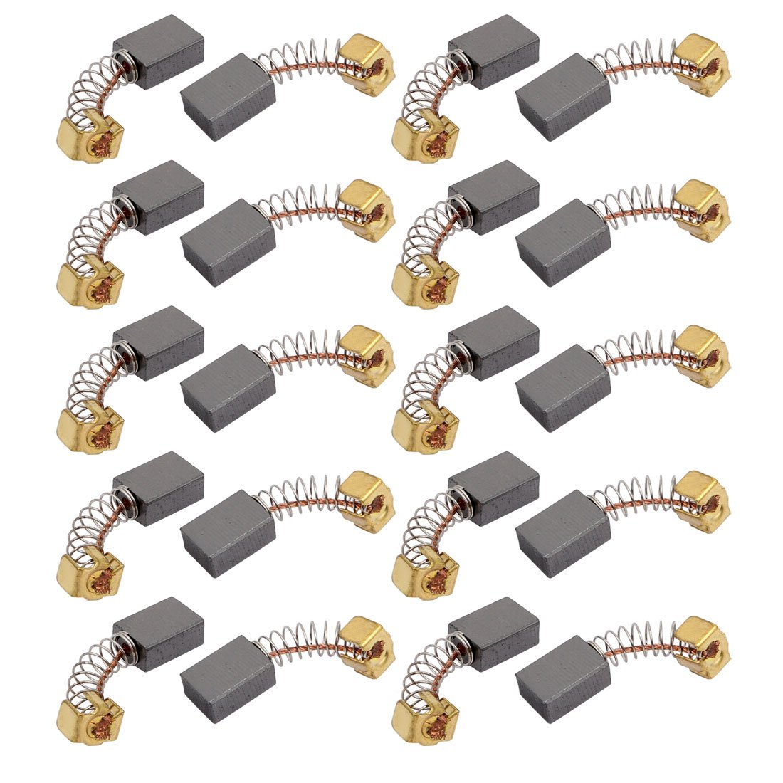 sourcingmap 10 Pairs Electric Drill 5mmx8mmx11mm Motor Carbon Brushes Spare Part