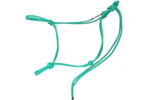 Knotty Girlz 1/4" Double Braid Polyester Yacht Rope Natural Horse Halters Very Soft Available in Mutliple Colors and Sizes