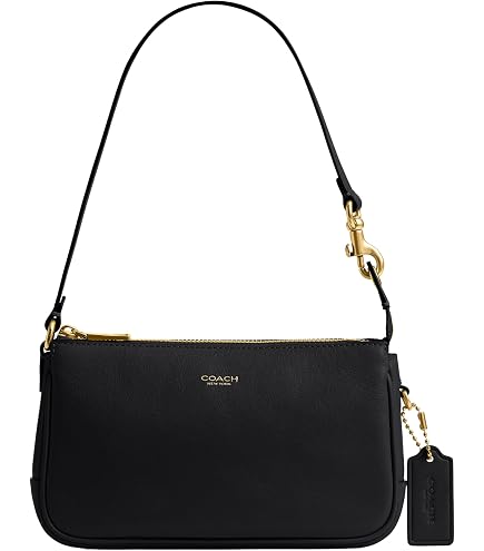 Coach Corner Zip Signature PVC Wristlet, 58035, KHAKI/SADDLE