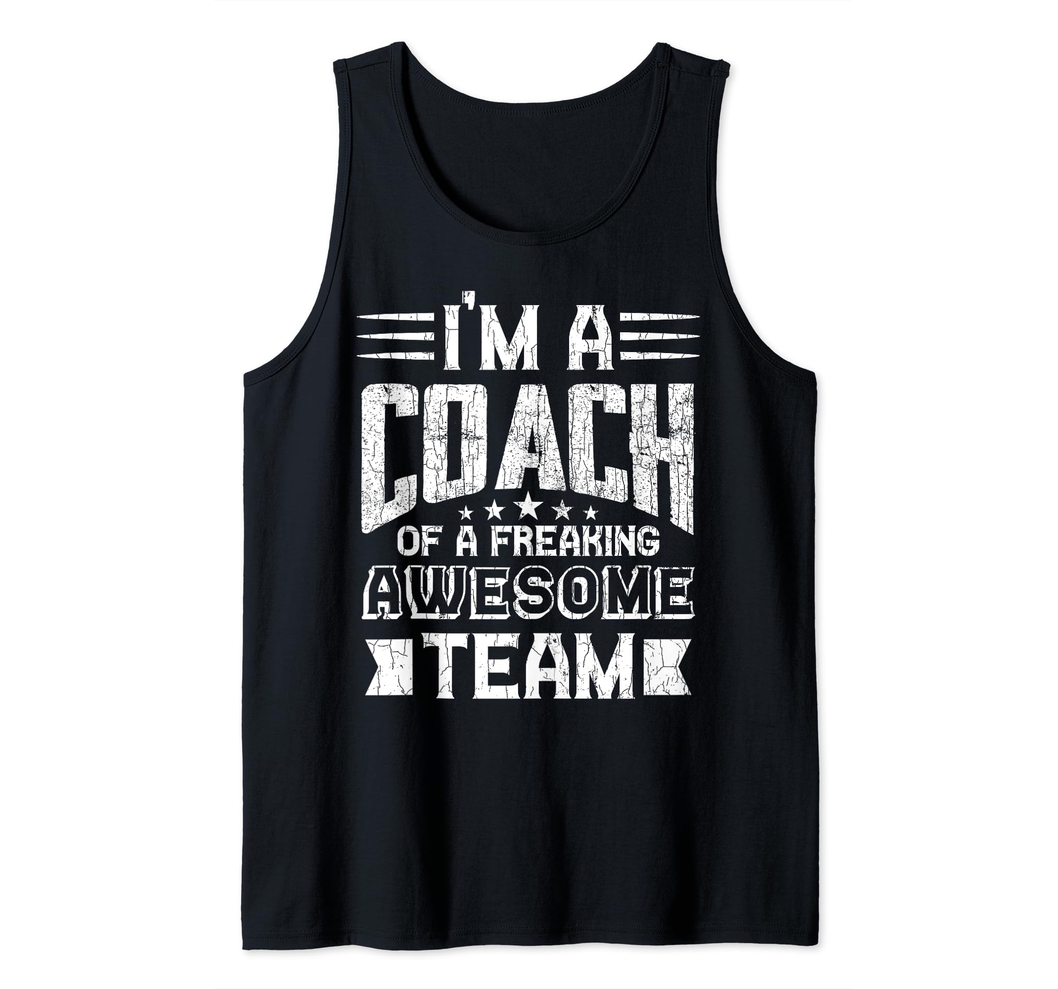 Rower Funny I'm A Coach Of Awesome Rowing Team Graphic Tank Top