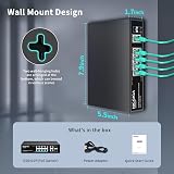 NICGIGA 8 Port Gigabit PoE+ Switch Unmanaged 120W 2 Uplink 2 SFP Wall Mount view 6