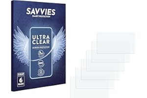 Savvies 6 Pack Screen Protector compatible with Yaesu FTDX101MP Protection Film Clear