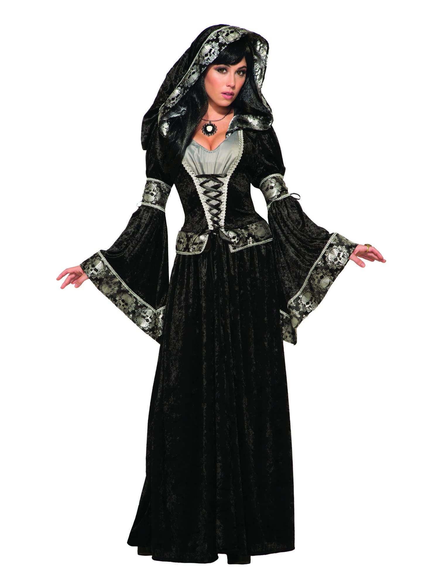 Forum Novelties 79011 Dark Sorceress Costume, UK Size 10-14