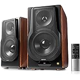 Edifier S3000MKII Audiophile Active Speakers, Wireless Powered Bookshelf Speaker Bluetooth 5.0 aptX with Planar Diaphragm Twe