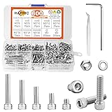 Hapric 600 Pcs M3 Screws Assortment Kit M3 Screw