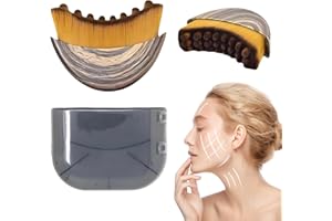 MAYON+, Lymphatic Contour Face Brush,Contour Face Brush for Lymphatic Drainage,Dry Lymphatic Drainage Massager,Ergonomically Designed to Fit The Skin Precisely