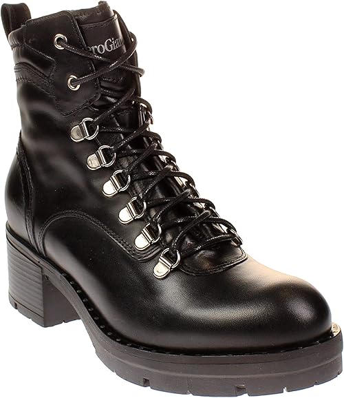 anfibi scarpe nero giardini