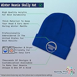 Custom Beanies for Men K-9 Unit Embroidery Police