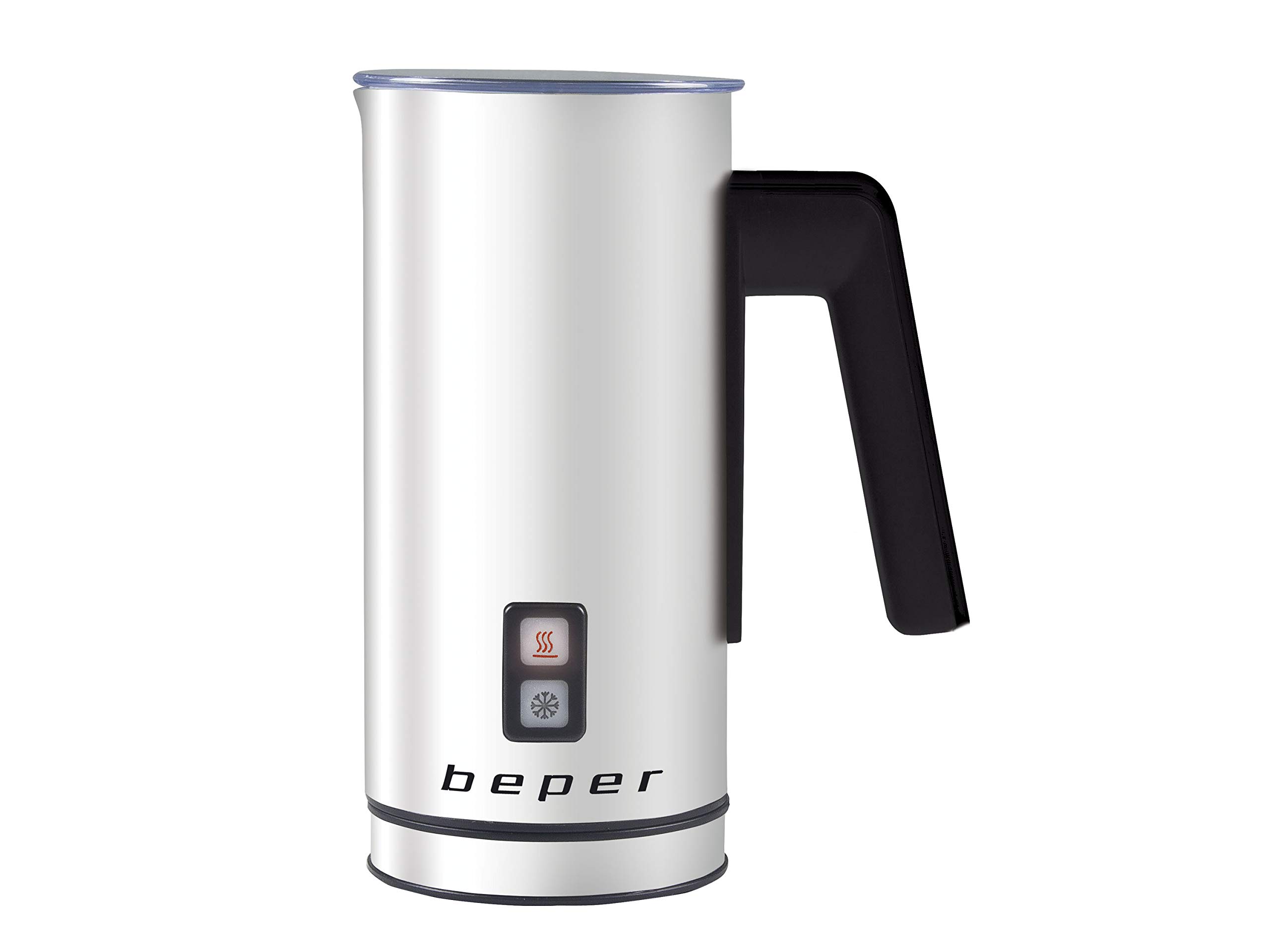 BEPER BB.210 Milk frother, Automatic milk frother in steel for Cappuccino, Milk, Hot chocolate, Shaken coffee, hot and cold froth