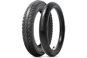 YEYOUC 12 1/2 x 2 1/4 Replacement Tire and Inner Tube With CR202 Angled Valve Stem - Fits Electric Scooter Razor Pocket Mod, Currie, Schwinn, GT, IZIP, eZip (1 Set)