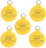 SISI UK 75mm Self-Adhesive Invisible Plate Hangers Wall Disc Holders Decor 5 view 1