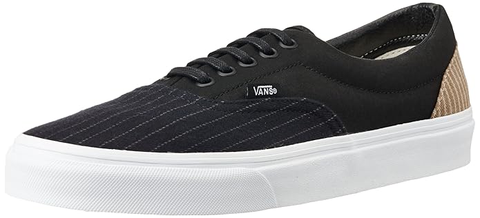 vans all black white stripe