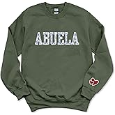 NAZENTI Mama Embroidered Crewneck Sweatshirt Mama with Heart on Long Sleeve Fashion Pullover Size S-4XL