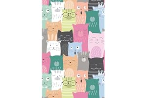 Discreet Password Book: Never Forget A Password Again! 5.5" x 8.5" Colorful Cute Cats Design, Small Password Book With Tabbed