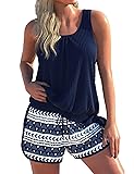 ROSEWE Womens Modest Tankini Swimsuits, Two Piece