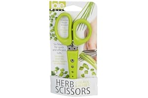 Joie 6 Blade Herb Scissors with Protective Sheath, one Size, Silver