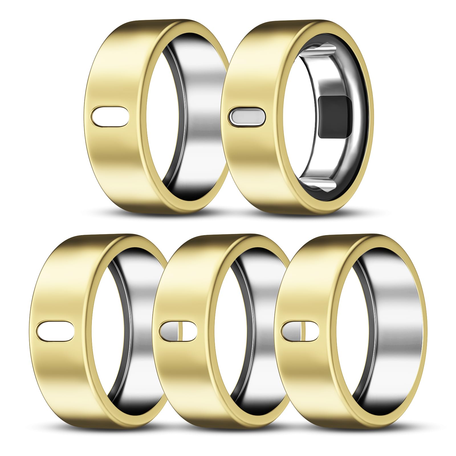 5 Pack Cover Compatible for Oura Ring Gen 4, Gen 3 Horizon/Heritage Size 13
