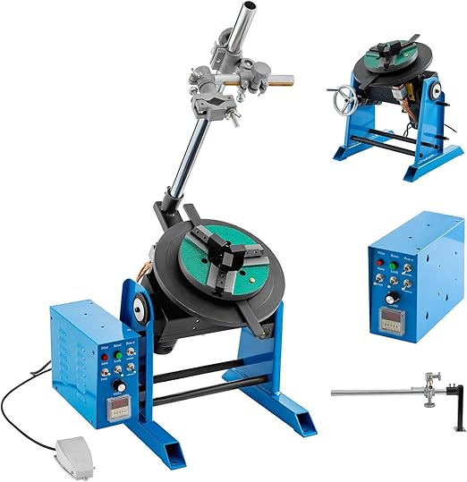 VEVOR 50KG/80W Welding Turntable Adjustable Welding Positioner