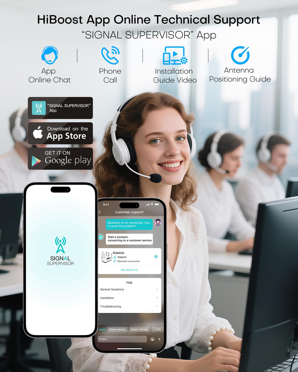 Cell Phone Booster for Home Office | Boosts 5G & 4G LTE | Cell Phone Signal Booster for All U.S. Carriers-Verizon, AT&T, T-Mobile & More | for Band 12/17,13,5,25/2,4 | HD Display | App | FCC Approved