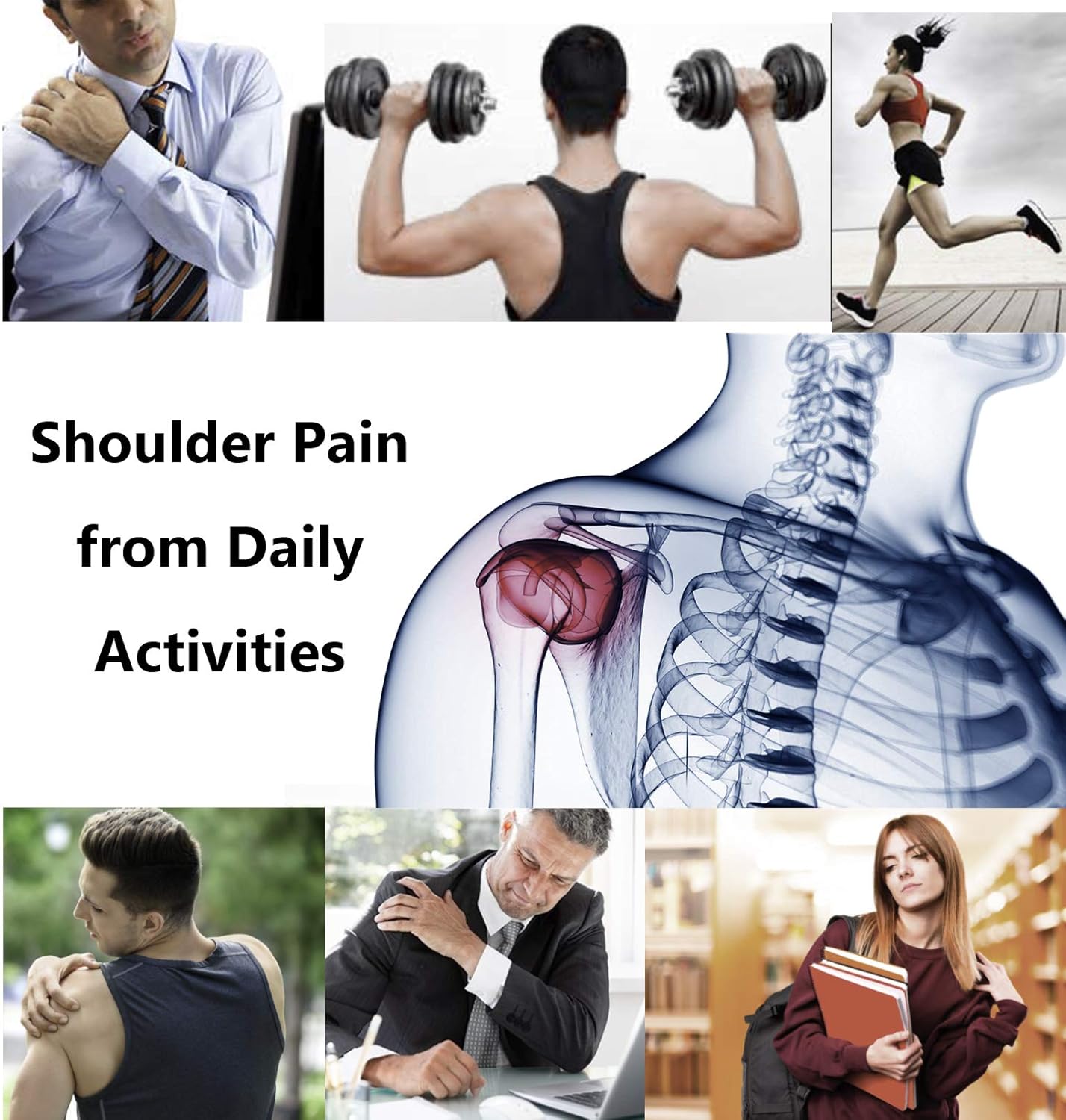 Wonder Care-Left Right Shoulder Immobilizer Arm Sling Elastic Brace for Clavicle Collar Bone Dislocation Subluxation Shoulder stabilizer Compression Brace After Rotator Cuff Surgery -Uni: Industrial & Scientific