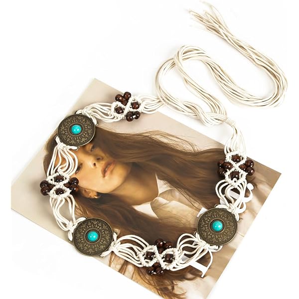 Cinlan Fashion Bohemian Tassel Braided Belt Crochet  display picture 1