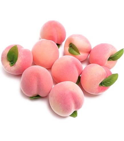 Amazon.com: HORUIUS Mini Artificial Peach Fake Peach Fruit Small