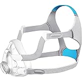 Improved Replacement Cushion Set (M) for Airfit F20 with Headgear & Frame, Comfortable Fit & Reliable Seal (No Elbow), ItAll Supplies Accessories for CPAP Users (Medium Mask)