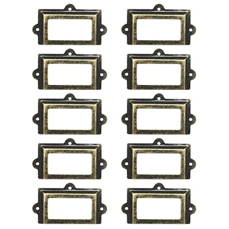 Weichuan 10 Pieces Large 107mm60mm Card Holder Drawer Pull Label