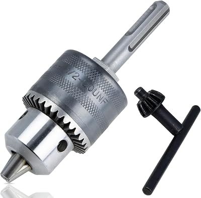 GARHWAL SDS-Plus Drill Chuck Adapter 1.5-13mm 1/2-20UNF 40mm