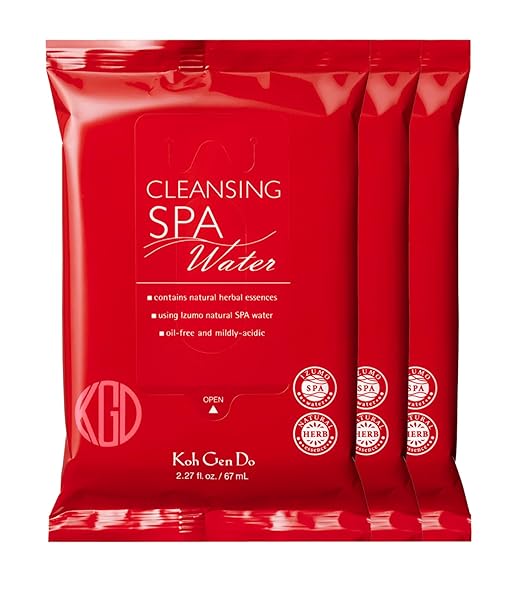 KOH GEN DO CLEANSING WATER CLOTH SET, (PACK OF 3)