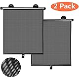 BOGI Pare-soleil pour fenêtre latérale et arrière, pare-soleil rétractable pliable pour voiture, blocs de protection, protège