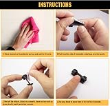 XIAOXI Cable Clips 20Pcs Self Adhesive Cable Management Black view 4