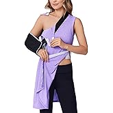 Deyeek Women's Post Shoulder Surgery Dress Full Tear Away Sleeveless Tank Dress After Rotator Cuff Adaptive Clothing