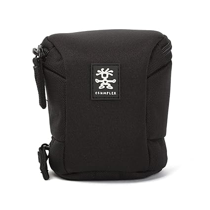 Crumpler Base Layer Lens Case S BLLC-S-001 Objektivtasche Schutzhülle für Standardobjektive mit Schultergurt, Aluminiumkarabi