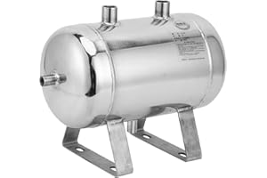 MARHYNCHUS Air Reservoir 5L Steel Gas Storage Air Reservoir Can 4 Port 304 Stainless Steel 1 Gallon Air Hydraulic Or Hydraulic Reservoirs