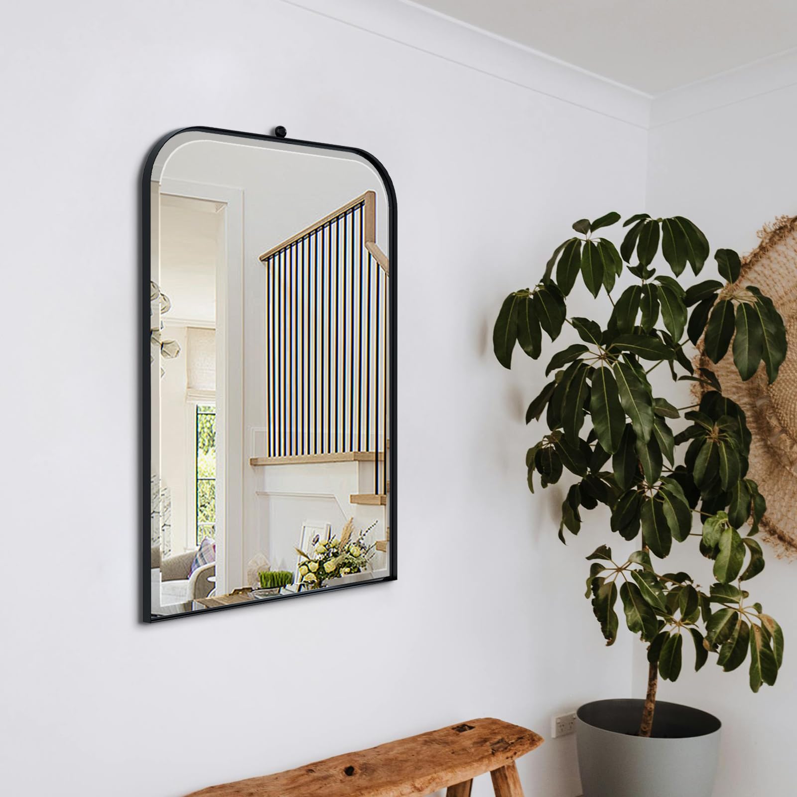 POZINO Beveled Bathroom Mirror, 20