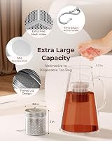 Reinmoson 304 Stainless Steel Extra Large Tea Strainer 3.0"x3.2" 2 Pack view 3