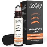 Nourish Mantra Eyebrow Growth Serum, Boost Regrowth for Longer, Thicker, Fuller-Looking Brows, Effective Enhancing Formula with Redensyl,Biotin &amp; Peptides 10 ml
