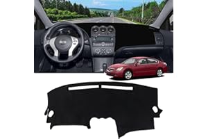 ZZEQYG Dash Cover for Nissan Altima 2007 2008 2009 2010 2011 2012 Accessories Flannel Dashboard Cover Dash Mat Center Console Cover Sunshield Protector Pad