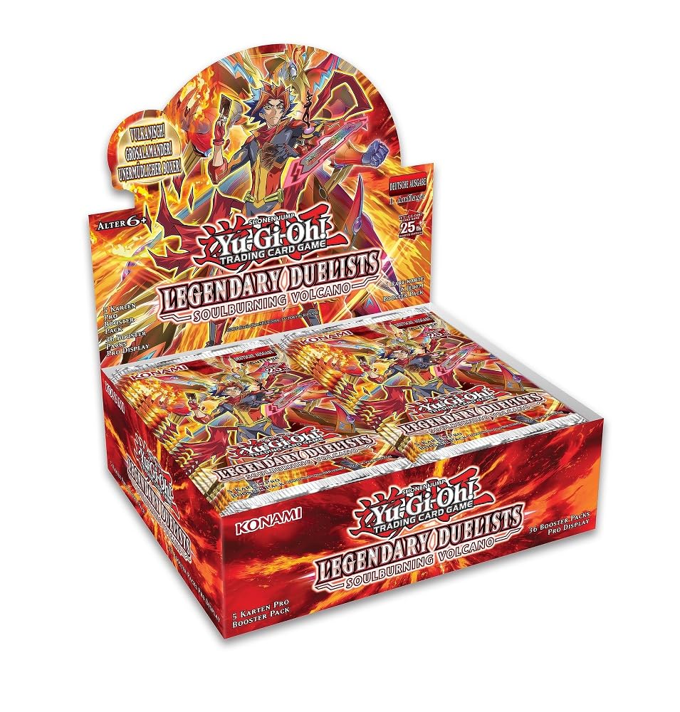 Konami Yu-Gi-Oh! Legendary Duelists: Soulburning Volcano présentoir boosters (36) *ALLEMAND*