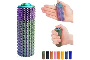 HAOYEGUOJI Little Ouchies Fidget Toy, Spike Roller Toy, Adults Pain stim Fidget Toy, Sensory Toy for Anxiety Relief Skin Picking, Press and Rotate Adults Spiky Sensory Toys, Portable ADHD Toys, Novelty Gifts