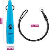 The Dog Lady TDL Gun Dog Training Whistle with Lanyard Sky Blue view 4
