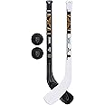 Franklin Sports NHL Mini Hockey Stick Set - NHL Team Knee Hockey Stick and Ball Set - Two Player Stick Set - Great Toy for Kids