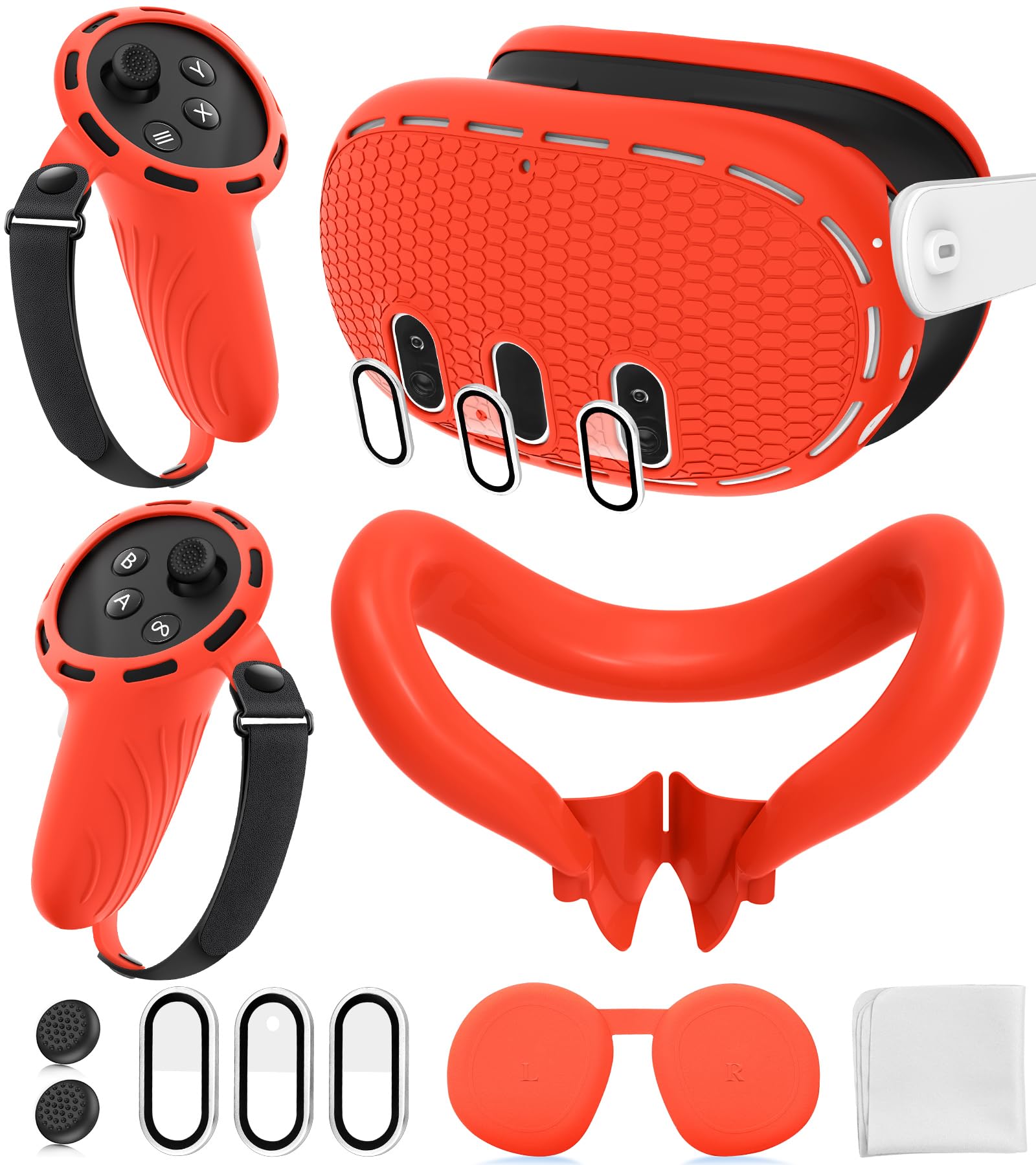 Silicone Cover Set Compatible with Meta/Oculus