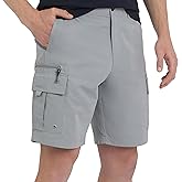 Quiksilver Men's Regular Fit Fixed Waist Water Friendly Active Hybrid Cargo Shorts (32-42