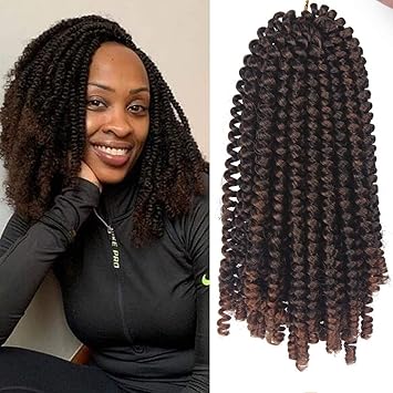 Amazon Com Liyate 3 Packs Spring Twist Hair 8 Inch Ombre Spring