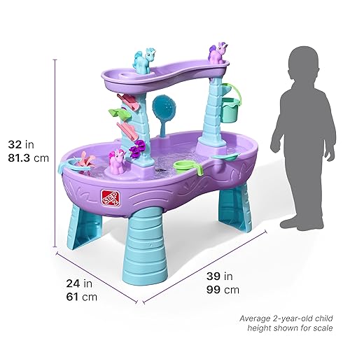 Step2 Rain Showers and Unicorns Water Table, Kids Water and Sand